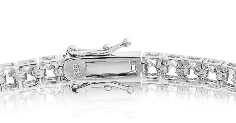 Sterling Silver CZ Tennis Bracelet